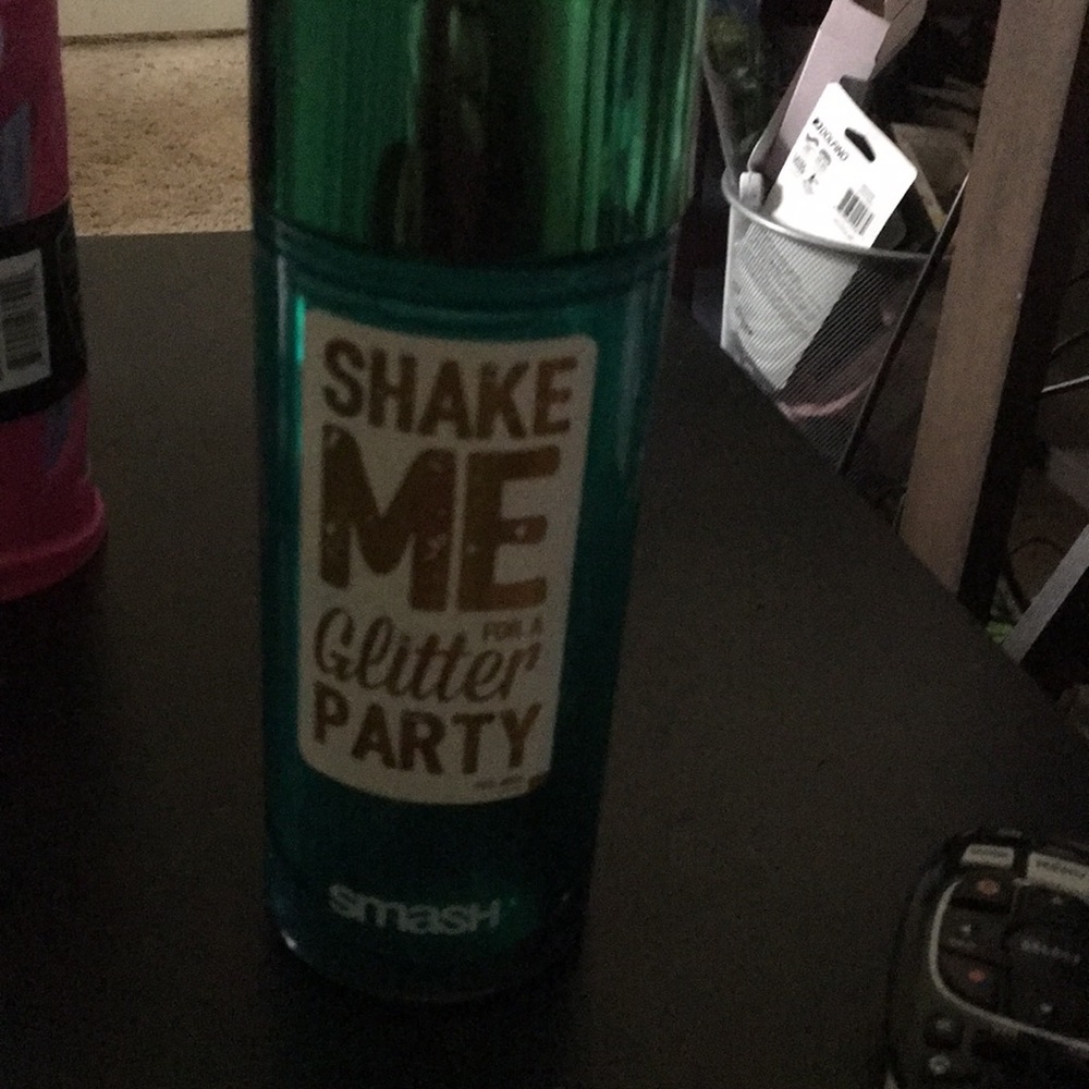 Glitter party bottle